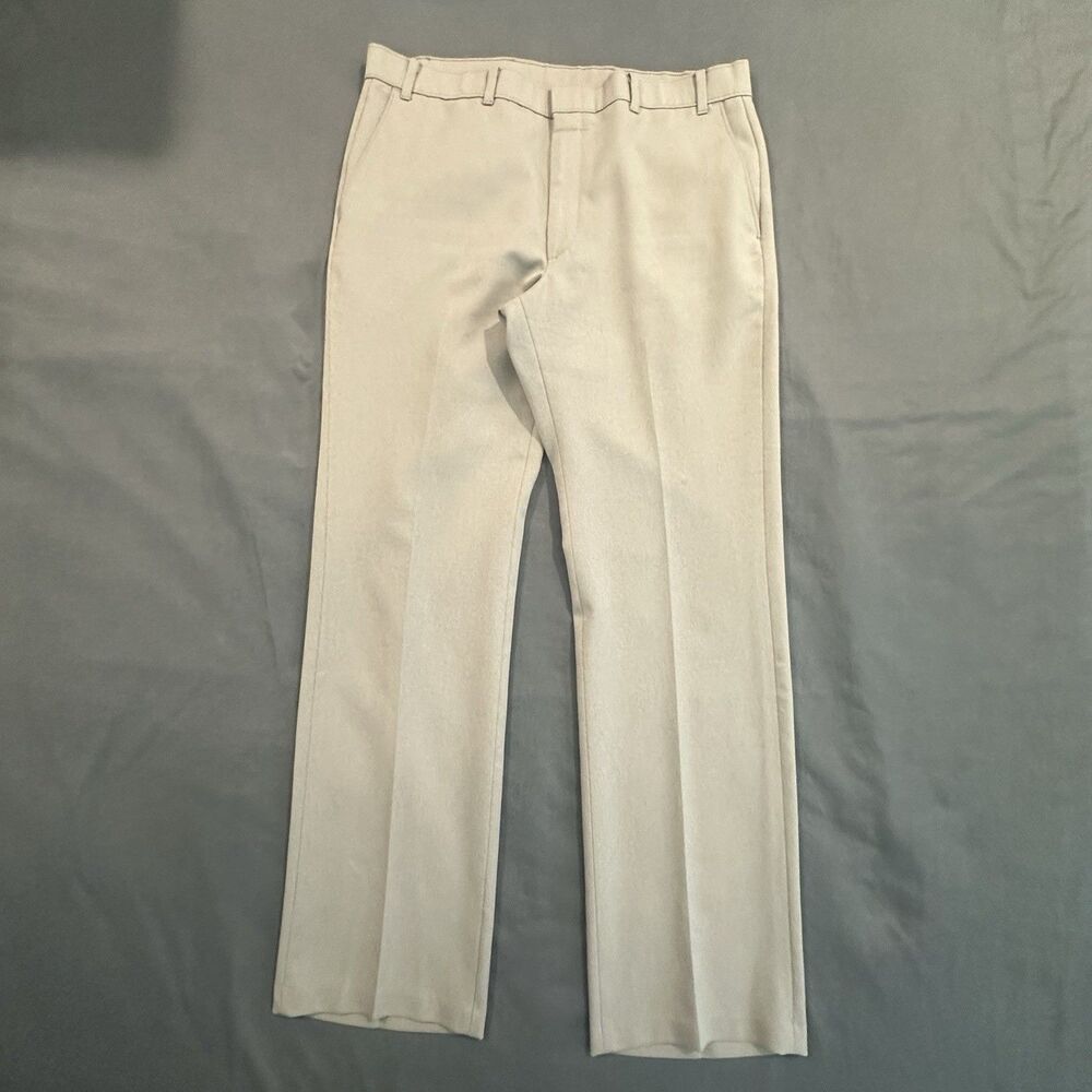 Vintage 80s Levis Action Slacks Mens (37x33)Dress Trousers 1987 Dacron Polyester